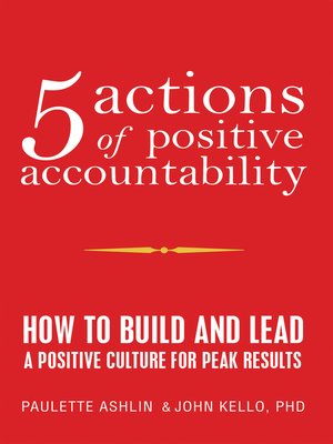 cover image of 5 Actions of Positive Accountability
